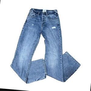 Serra by Joie Rucker High Wasit Wide Leg Denim Jeans Size 26 NWT